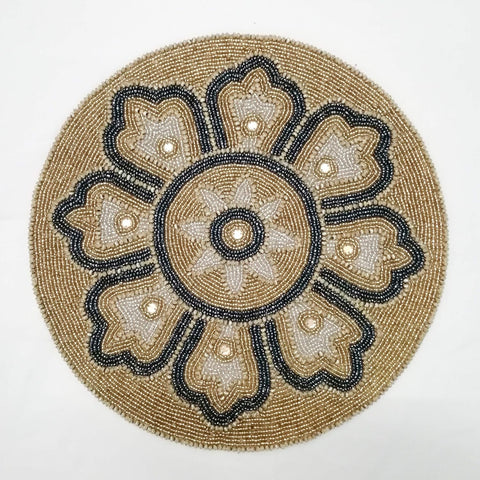 round placemats beaded, round beaded placemats for dining table, round beaded placemat, round beaded placemats, beaded round placemats, beaded runner, beaded placemats round, beaded table mats, placemats round 13, silver beaded table runner