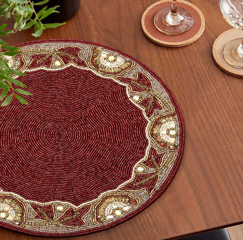 round placemats beaded, round beaded placemats for dining table, round beaded placemat, round beaded placemats, beaded round placemats, beaded runner, beaded placemats round, beaded table mats, placemats round 13, silver beaded table runner