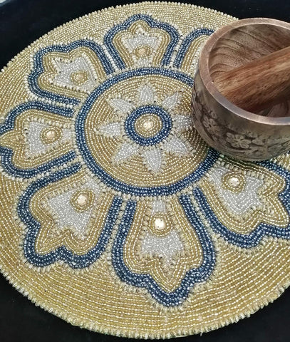 round placemats beaded, round beaded placemats for dining table, round beaded placemat, round beaded placemats, beaded round placemats, beaded runner, beaded placemats round, beaded table mats, placemats round 13, silver beaded table runner