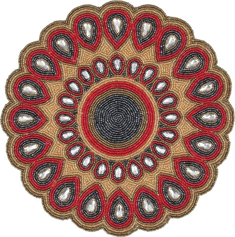 round placemats beaded round placemats beaded runner table mats table runner beaded placemats round 13 beaded table chargers